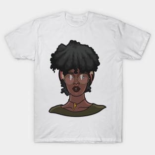 Black Woman Cute and Kinky T-Shirt